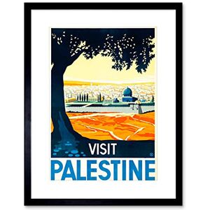 Wee Blue Coo Travel Palestine Illustration Advert Vintage New Art Framed Art Print Picture & Mount F12X1288 Wee Blue Coo Travel Palestine Illustration Advert Vintage New Art Framed Art Print Picture & Mount F12X1288