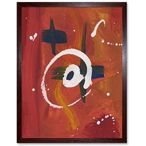 Artery8 Hendo Tanuki Abstract Painting Circle Cross B Art Print Framed Poster Wall Decor 12x16 inch Artery8 Hendo Tanuki Abstract Painting Circle Cross B Art Print Framed Poster Wall Decor 12x16 inch
