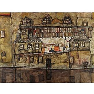 Fine Art Prints Egon Schiele House Wall On The River Unframed Wall Art Print Poster Home Decor Premium Fine Art Prints Egon Schiele House Wall On The River Unframed Wall Art Print Poster Home Decor Premium