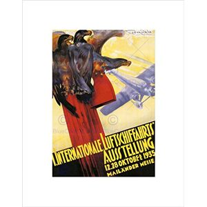 Wee Blue Coo Advert Exhibition Air Show Eagle Germany Plane Wall Art Print Wee Blue Coo Advert Exhibition Air Show Eagle Germany Plane Wall Art Print