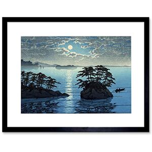 Wee Blue Coo Nature Landscape Japan Futago Island Kawase Hasui Moon Framed Wall Art Print Wee Blue Coo Nature Landscape Japan Futago Island Kawase Hasui Moon Framed Wall Art Print