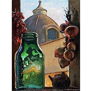 Artery8 Sicurezza Saint Teresas Dome From Studio Painting Art Print Canvas Premium Wall Decor Poster Mural Artery8 Sicurezza Saint Teresas Dome From Studio Painting Art Print Canvas Premium Wall Decor Poster Mural