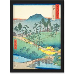 Artery8 Ueno Iga Province Utagawa Hiroshige Japanese Woodblock Artwork Framed Wall Art Print A4 Artery8 Ueno Iga Province Utagawa Hiroshige Japanese Woodblock Artwork Framed Wall Art Print A4