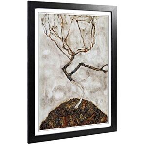 Big Box Art Framed Print of Egon Schiele Small Tree in Late Autumn Design Wall Art Picture Home Decor for Kitchen, Living Room, Bedroom, Hallway, Black, A2 / 24.5x18 Inch / 62x45cm Big Box Art Framed Print of Egon Schiele Small Tree in Late Autumn Design Wall Art Picture Home Decor for Kitchen, Living Room, Bedroom, Hallway, Black, A2 / 24.5x18 Inch / 62x45cm