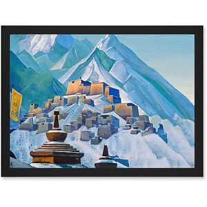 Artery8 Roerich Tibet Himalayas Symbolist Mountain Landscape Painting Artwork Framed Wall Art Print A4 Artery8 Roerich Tibet Himalayas Symbolist Mountain Landscape Painting Artwork Framed Wall Art Print A4