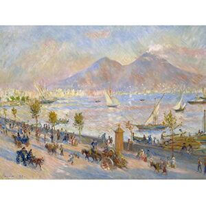 Artery8 Renoir Bay Of Naples Evening 1881 Painting Premium Wall Art Canvas Print 18X24 Inch Artery8 Renoir Bay Of Naples Evening 1881 Painting Premium Wall Art Canvas Print 18X24 Inch