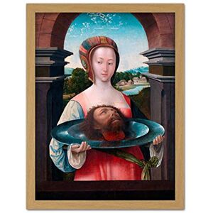 Artery8 Oostsanen Salome Head Of John The Baptist Painting Artwork Framed Wall Art Print 18X24 Inch Artery8 Oostsanen Salome Head Of John The Baptist Painting Artwork Framed Wall Art Print 18X24 Inch