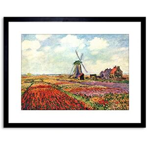 Wee Blue Coo PAINTING MONET TULIPS HOLLAND OLD MASTER FRAMED PICTURE ART PRINT F97X9051 Wee Blue Coo PAINTING MONET TULIPS HOLLAND OLD MASTER FRAMED PICTURE ART PRINT F97X9051