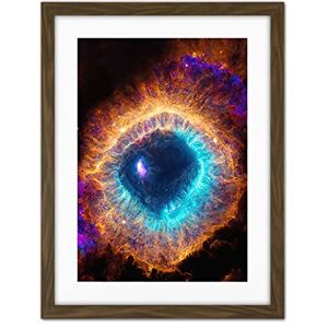 Doppelganger33 LTD The Eye Of God Photorealistic Vibrant Luminescent Space Nebula Artwork Framed Wall Art Print 18X24 Inch Doppelganger33 LTD The Eye Of God Photorealistic Vibrant Luminescent Space Nebula Artwork Framed Wall Art Print 18X24 Inch