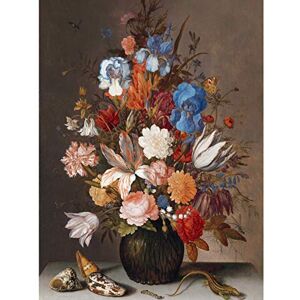 Artery8 Balthasar Van Der Ast Still Life Flowers Painting Large Wall Art Poster Print Thick Paper 18X24 Inch Artery8 Balthasar Van Der Ast Still Life Flowers Painting Large Wall Art Poster Print Thick Paper 18X24 Inch
