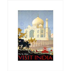 Wee Blue Coo TRAVEL CANADIAN PACIFIC TAJ MAHAL INDIA CANADA VINTAGE ADVERT ART PRINT B12X1531 Wee Blue Coo TRAVEL CANADIAN PACIFIC TAJ MAHAL INDIA CANADA VINTAGE ADVERT ART PRINT B12X1531