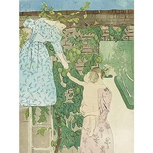 Artery8 Cassatt The Vegetable Garden Painting Unframed Wall Art Print Poster Home Decor Premium Artery8 Cassatt The Vegetable Garden Painting Unframed Wall Art Print Poster Home Decor Premium