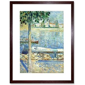 Wee Blue Coo Edvard Munch The Seine At Saint-cloud Painting Framed Wall Art Print Wee Blue Coo Edvard Munch The Seine At Saint-cloud Painting Framed Wall Art Print