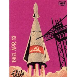 Wee Blue Coo Postage Stamp Soviet Russia 1961 Rocket Space Art Print Poster Wall Decor 12X16 Inch Wee Blue Coo Postage Stamp Soviet Russia 1961 Rocket Space Art Print Poster Wall Decor 12X16 Inch