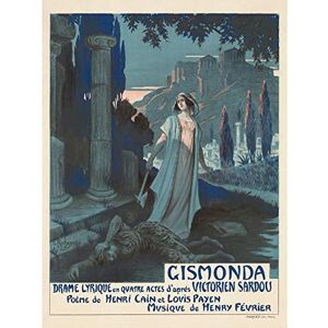 Artery8 Rochegrosse Fevrier Gismonda Theatre Music Opera Advert Unframed Wall Art Print Poster Home Decor Premium Artery8 Rochegrosse Fevrier Gismonda Theatre Music Opera Advert Unframed Wall Art Print Poster Home Decor Premium