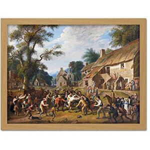 Artery8 Carse Football Play Village Sports Painting Artwork Framed Wall Art Print 18X24 Inch Artery8 Carse Football Play Village Sports Painting Artwork Framed Wall Art Print 18X24 Inch