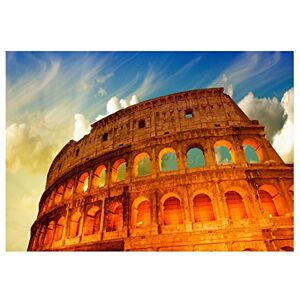 Wee Blue Coo Photo Landmark Colloseum Rome Italy Gold Light Clouds Wall Art Print Wee Blue Coo Photo Landmark Colloseum Rome Italy Gold Light Clouds Wall Art Print