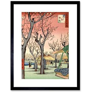 Wee Blue Coo Utagawa Hiroshige Japanese Plum Orchard in Kamada Artwork Framed Wall Art Print 9X7 Inch Wee Blue Coo Utagawa Hiroshige Japanese Plum Orchard in Kamada Artwork Framed Wall Art Print 9X7 Inch