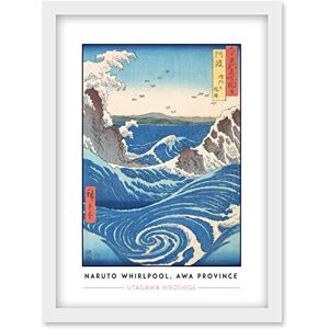 Wee Blue Coo Utagawa Hiroshige Naruto Whirlpool Awa Province Painting Artwork Framed Wall Art Print A4 Wee Blue Coo Utagawa Hiroshige Naruto Whirlpool Awa Province Painting Artwork Framed Wall Art Print A4