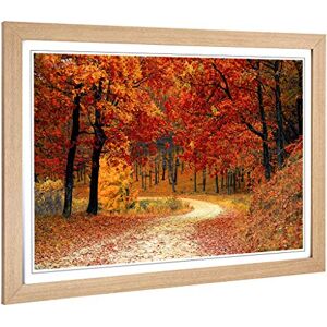 Big Box Art Framed Print of Landscape Autumn Fall Woofland Forest Design Wall Art Picture Home Decor for Kitchen, Living Room, Bedroom, Hallway, Oak, A2 / 24.5x18 Inch / 62x45cm Big Box Art Framed Print of Landscape Autumn Fall Woofland Forest Design Wall Art Picture Home Decor for Kitchen, Living Room, Bedroom, Hallway, Oak, A2 / 24.5x18 Inch / 62x45cm