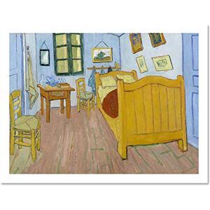 Fine Art Prints Van Gogh The Bedroom Large Framed Art Print Poster Wall Decor 18x24 inch Fine Art Prints Van Gogh The Bedroom Large Framed Art Print Poster Wall Decor 18x24 inch