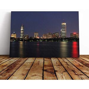 Big Box Art Canvas Print Wall Art Massachusetts Boston Skyline USA 2 Mounted & Stretched Box Frame Picture Home Decor for Kitchen, Living Room, Bedroom, Hallway, Multi-Colour, 30x20 Inch Big Box Art Canvas Print Wall Art Massachusetts Boston Skyline USA 2 Mounted & Stretched Box Frame Picture Home Decor for Kitchen, Living Room, Bedroom, Hallway, Multi-Colour, 30x20 Inch