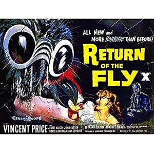 Wee Blue Coo MOVIE FILM RETURN FLY VINCENT PRICE HORROR SEQUEL USA 18x24 INCH ART POSTER PRINT PICTURE LV6846 Wee Blue Coo MOVIE FILM RETURN FLY VINCENT PRICE HORROR SEQUEL USA 18x24 INCH ART POSTER PRINT PICTURE LV6846