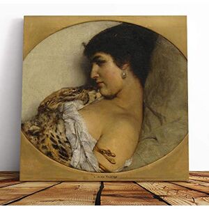 Big Box Art Canvas Print Wall Art Lawrence Alma-Tadema Cleopatra Mounted and Stretched Box Frame Picture Home Decor for Kitchen, Living Room, Bedroom, Hallway, Muli-Colour, 20x20 Inch Big Box Art Canvas Print Wall Art Lawrence Alma-Tadema Cleopatra Mounted and Stretched Box Frame Picture Home Decor for Kitchen, Living Room, Bedroom, Hallway, Muli-Colour, 20x20 Inch