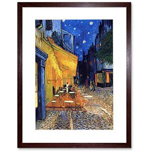 Wee Blue Coo Vincent Van Gogh Cafe Terrace Place Du Forum Arles 1888 Old F 14 Framed Wall Art Print Wee Blue Coo Vincent Van Gogh Cafe Terrace Place Du Forum Arles 1888 Old F 14 Framed Wall Art Print
