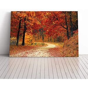 Big Box Art Canvas Print Wall Art Landscape Autumn Fall Woofland Forest Mounted & Stretched Box Frame Picture Home Decor for Kitchen, Living Room, Bedroom, Hallway, Multi-Colour, 24x16 Inch Big Box Art Canvas Print Wall Art Landscape Autumn Fall Woofland Forest Mounted & Stretched Box Frame Picture Home Decor for Kitchen, Living Room, Bedroom, Hallway, Multi-Colour, 24x16 Inch