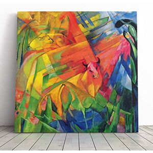 Big Box Art Canvas Print Wall Art Franz Marc Animals in Landscape Mounted and Stretched Box Frame Picture Home Decor for Kitchen, Living Room, Bedroom, Hallway, Multi-Colour, 14x14 Inch Big Box Art Canvas Print Wall Art Franz Marc Animals in Landscape Mounted and Stretched Box Frame Picture Home Decor for Kitchen, Living Room, Bedroom, Hallway, Multi-Colour, 14x14 Inch