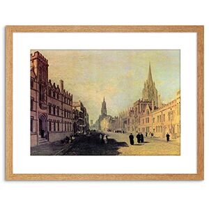 Wee Blue Coo PAINTING TURNER HIGH STREET OXFORD OLD MASTER FRAMED PICTURE ART PRINT F97X9571 Wee Blue Coo PAINTING TURNER HIGH STREET OXFORD OLD MASTER FRAMED PICTURE ART PRINT F97X9571