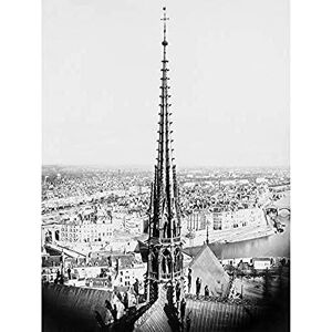 Artery8 Vintage Photo Notre Dame Paris France Spire Roof City Unframed Wall Art Print Poster Home Decor Premium Artery8 Vintage Photo Notre Dame Paris France Spire Roof City Unframed Wall Art Print Poster Home Decor Premium