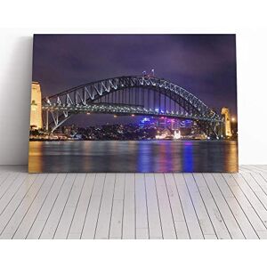 Big Box Art Canvas Print Wall Art Sydney Australia Harbour Bridge Mounted and Stretched Box Frame Picture Home Decor for Kitchen, Living Room, Bedroom, Hallway, Multi-Colour, 24x16 Inch Big Box Art Canvas Print Wall Art Sydney Australia Harbour Bridge Mounted and Stretched Box Frame Picture Home Decor for Kitchen, Living Room, Bedroom, Hallway, Multi-Colour, 24x16 Inch