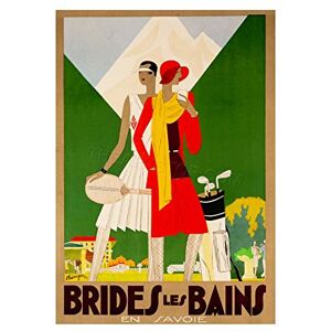 Wee Blue Coo Travel Vintage Ad French Alpine Resort Brides Les Bains Wall Art Print Wee Blue Coo Travel Vintage Ad French Alpine Resort Brides Les Bains Wall Art Print