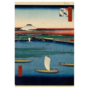 Wee Blue Coo Painting Japan Utagawa 100 Views Edo Sixty Seven Wall Art Print Wee Blue Coo Painting Japan Utagawa 100 Views Edo Sixty Seven Wall Art Print