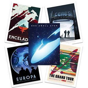 Artery8 NASA Space Grand Tour Travel Exploration Exoplanet Art Print Poster Home Decor Premium Pack of 5 includes Custom 50th Anniversary Apollo 11 Moon Landing Print Artery8 NASA Space Grand Tour Travel Exploration Exoplanet Art Print Poster Home Decor Premium Pack of 5 includes Custom 50th Anniversary Apollo 11 Moon Landing Print
