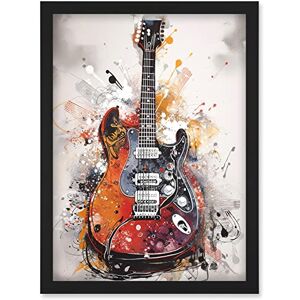 Artery8 - Electric Mandolin Guitar - Black - A4 - Art Print Artery8 - Electric Mandolin Guitar - Black - A4 - Art Print