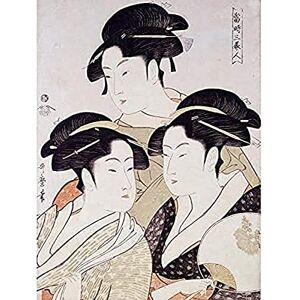 Fine Art Prints Kitagawa Utamaro Three Beauties Of The Present Day Art Print Canvas Premium Wall Decor Poster Mural Fine Art Prints Kitagawa Utamaro Three Beauties Of The Present Day Art Print Canvas Premium Wall Decor Poster Mural