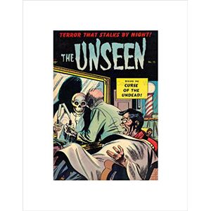 Wee Blue Coo STANDARD RETRO COMIC BOOK COVER UNSEEN BARBER BLACK FRAMED ART PRINT B12X4899 Wee Blue Coo STANDARD RETRO COMIC BOOK COVER UNSEEN BARBER BLACK FRAMED ART PRINT B12X4899