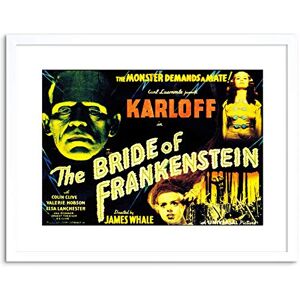 Wee Blue Coo Movie Film Sequel Bride Frankenstein Karloff Whale Horror Framed Wall Art Print Wee Blue Coo Movie Film Sequel Bride Frankenstein Karloff Whale Horror Framed Wall Art Print