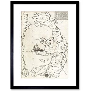 Wee Blue Coo 9x7 '' MAP GREEK CORFU GREECE FRAMED ART PRINT PICTURE MOUNT PHOTO F97X514 Wee Blue Coo 9x7 '' MAP GREEK CORFU GREECE FRAMED ART PRINT PICTURE MOUNT PHOTO F97X514