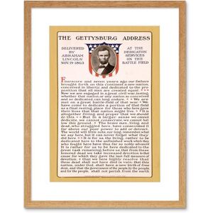 Wee Blue Coo War American Civil Lincoln Gettysburg Address President Framed Wall Art Print Wee Blue Coo War American Civil Lincoln Gettysburg Address President Framed Wall Art Print