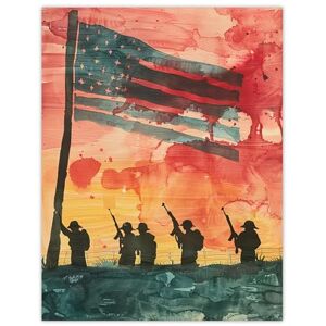 Artery8 Iwo Jima War WWII USA Soldiers Flag Stars Stripes Man Cave Extra Large XL Wall Art Poster Print Artery8 Iwo Jima War WWII USA Soldiers Flag Stars Stripes Man Cave Extra Large XL Wall Art Poster Print