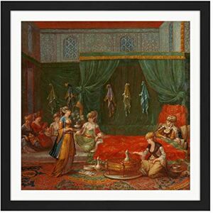 Artery8 Vanmour Lying In Room Distinguished Turkish Woman Square Wooden Framed Wall Art Print Picture 16X16 Inch Artery8 Vanmour Lying In Room Distinguished Turkish Woman Square Wooden Framed Wall Art Print Picture 16X16 Inch