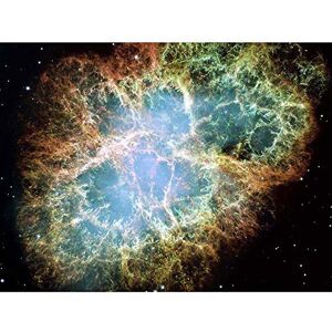 Wee Blue Coo Hubble Space Telescope Image Of The Crab Nebula Art Print Poster Wall Decor 12X16 Inch Wee Blue Coo Hubble Space Telescope Image Of The Crab Nebula Art Print Poster Wall Decor 12X16 Inch