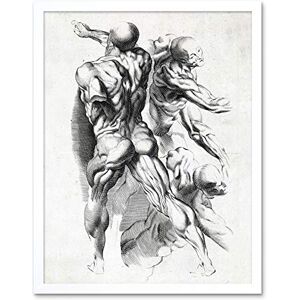 Artery8 Anatomy Study Muscles Man Back Legs Arms Drawing Art Print Framed Poster Wall Decor 12x16 inch Artery8 Anatomy Study Muscles Man Back Legs Arms Drawing Art Print Framed Poster Wall Decor 12x16 inch
