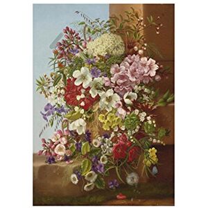Wee Blue Coo Painting Dietrich 1877 Still Life Flowers Wall Art Print Wee Blue Coo Painting Dietrich 1877 Still Life Flowers Wall Art Print