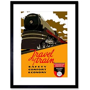 Wee Blue Coo Transport Train Canadian Pacific Railway Canada Picture Framed Wall Art Print Wee Blue Coo Transport Train Canadian Pacific Railway Canada Picture Framed Wall Art Print