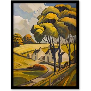 Artery8 Cotswolds Cottages Countryside English Landscape Living Room Artwork Framed Wall Art Print 18X24 Inch Artery8 Cotswolds Cottages Countryside English Landscape Living Room Artwork Framed Wall Art Print 18X24 Inch